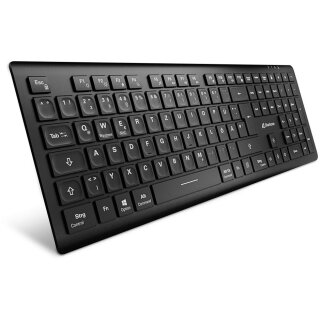 Sharkoon OfficePal K30W DE Layout Rubberdome black