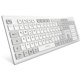Sharkoon OfficePal K30W DE Layout Rubberdome weiß