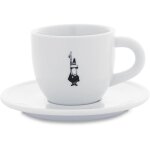 Bialetti Cappuccinotasse Istituzionale inkl. Untertasse -...