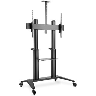 Collaboration Trolley / TV Präsentationswagen DIGITUS 70-120" 140KG Schwarz