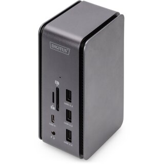 D USB > 1xDP/1xHDMI/2xUSB-C/3xUSB3.2/3xUSB2.0/2xKartenleser/1xAudio Stereo/1xRJ45