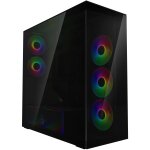 Arctic Xtender (Black) black window with GPU vertical mount