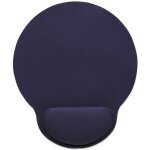 MANHATTAN Mauspad Schaumstoff mit Handballenauflage blau
