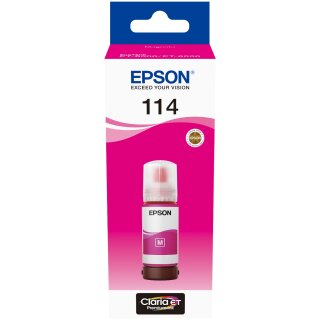 Epson Tinte 114 C13T07B340 Magenta Eco Tank Nachfülltinte 70ml