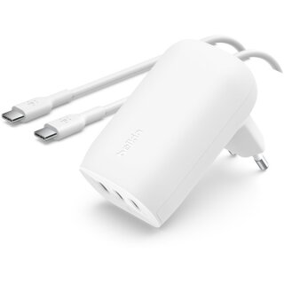 Belkin BOOST CHARGE 67W Ladegerät mit 3 USB-C, inkl. Kabel, w