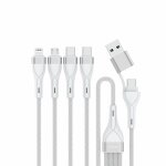 4smarts USB-C/A Multi-Ladekabel 4in2 1,2m, wei
