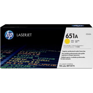 HP 651A original Toner cartridge CE342A yellow standard capacity 16.000 pages 1-pack