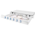 DIGITUS LWL Spleißbox 1HE bestückt 6x SC DX...