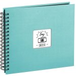 Hama Fine Art Spiral trkis 28x24 50 schwarze Seiten 113679