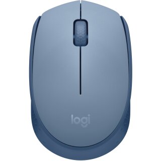 Logitech M171 Mouse right and left-handed optical 3 buttons wireless 2.4 GHz USB wireless receiver blue/grey