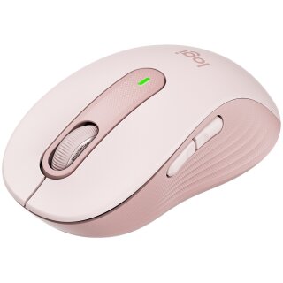 Logitech Signature M650 Mouse optical 5 buttons wireless Bluetooth 2.4 GHz Bolt USB receiver rose