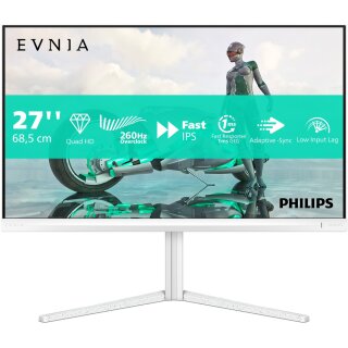 68,5 cm/27" (2560×1440) Philips 27M2N3501PA/00 16:9 QHD Fast IPS 1 ms 260 Hz HDMI 2.0 DisplayPort 1.4 VESA Black
