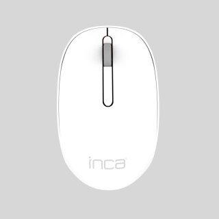 INCA Maus IWM-241RB 1200 DPI,CANDY DESIGN 3D Weiß, 2,4GHz