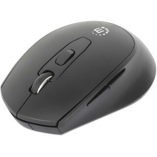 MANHATTAN MW6200 USB-A Funkmaus 6 Tasten und Mausrad schwarz