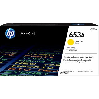 HP 653A Original Toner gelb Standardkapazitt 16.500 Seiten 1er-Pack