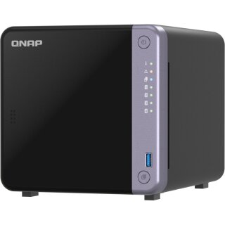 QNAP TS-432X-4G 4-bay NAS AL524 2.0GHz Quad Core 4GB DDR4 SODIMM Max. 16GB 10GbE SFP+