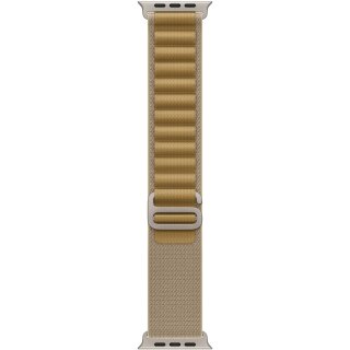 APPLE 49mm Tan AlpineLoop -Small - Natural Titanium Finish