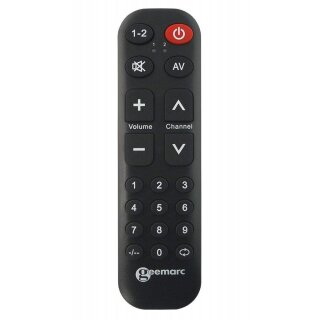 Geemarc TV-10 Universalfernbedienung lernfähig große Schrift