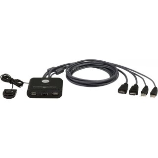 ATEN CS22HF USB FHD HDMI Kabel Switch 2-Port