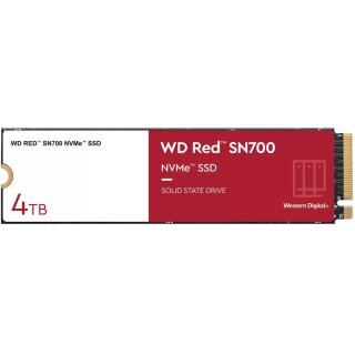 M.2 WD Red SN700 NVMe 4TB M.2 2280 PCIe Gen3 8Gb/s internal drive for NAS devices