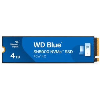 M.2 WD Blue SN5000 NVMe 4TB 2280 PCIe Gen4
