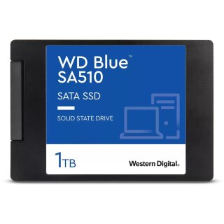 2,5" WD Blue SA510 SSD 1TB SATA III 6Gb/s cased 7mm internal single-packed