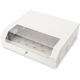 DIGITUS Wandgehäuse SOHO 3HE 145x500x475 mm grau Slim