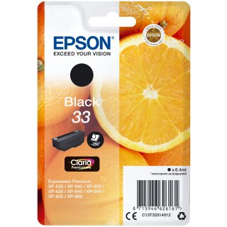 Epson Tinte 4LB Singlepack Black 33 Claria Premium Ink