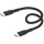 Belkin geflochtenes USB-C / USB-C-Kabel 0,15m, schwarz