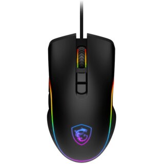 MSI Forge GM300 Gaming Maus. Black. USB