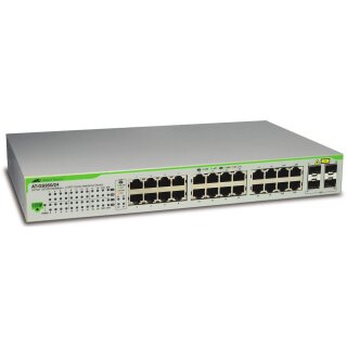 ALLIED 24x10/100/1000BaseT WebSmart Switch mit 4 unbestueckten SFP Slots
