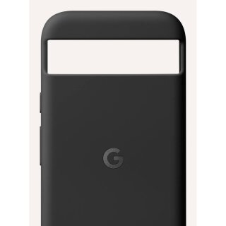 Google - Hintere Abdeckung fr Mobiltelefon - Polykarbonat-Schale, Silikon - Obsidian - fr Pixel 8a