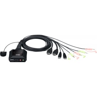 ATEN CS22H 2-Port USB 4K HDMI KVM Switch
