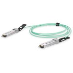 DIGITUS Kabel QSFP28to QSFP28 100G 10.0m türkis