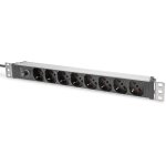 DIGITUS 8-Fach Steckdosenleiste 1HE PDU, IEC C14 St. IT