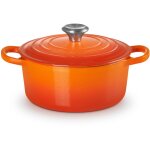 Le Creuset Signature Bräter rund 18 cm ofenrot