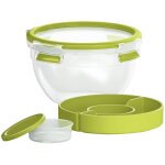 Emsa 518097 Salatbox mit 2 praktischen Einstzen und...