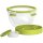 Emsa 518097 Salatbox mit 2 praktischen Einstzen und Deckel. Saladbox. Transpare