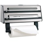 Emsa 504180 Contura 3-fach-Schneidabroller, Edelstahl,...