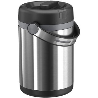Emsa Isolier-Speisegef. edestahl. schwarz/anthrazit. 1.2 Liter