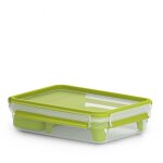 Emsa Lunch- und Snackbox mit 2 praktischen Einstzen und...