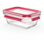 Emsa N10405 Clip & Close Glas Frischhaltedose 0.45 L...