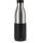 Emsa BLUDROP Sleeve Isoliertrinkflasche 0,7 Liter (schwarz, Edelstahl, Silikonmanschette)