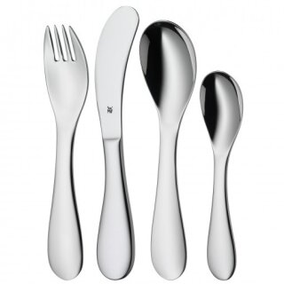WMF 1285816040 Knuddel Kinderbesteck Set 4-teilig