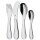 WMF 1285816040 Knuddel Kinderbesteck Set 4-teilig