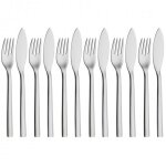 WMF 1291506046 Nuova Fischbesteck Set 12 teilig