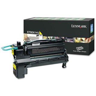 LEXMARK Toner gelb Rck X792 ca.20.000S.