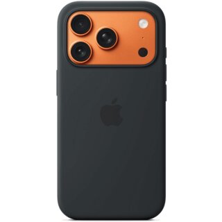 Silicone Case MagSafe iPhone 17 Pro schwarz