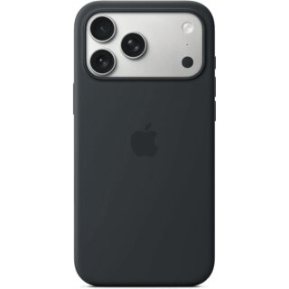 Silicone Case MagSafe iPhone 17 Pro Max schwarz