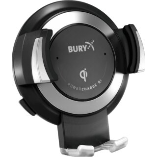 Bury PowerCharge Qi univers. Smartphonehalter USB/Qi 5W